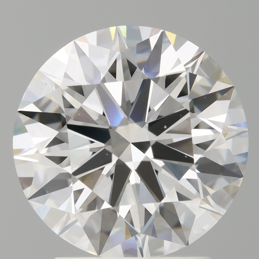 2.60 Carat Round Shaped, Ideal Cut, F Color, VVS2 Clarity, IGI Certified Lab Grown Diamond