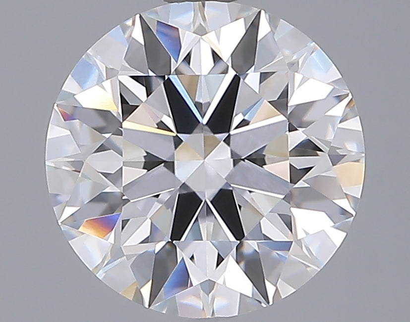 3.05 Carat Round Shaped, Ideal Cut, E Color, VVS2 Clarity, IGI Certified Lab Grown Diamond