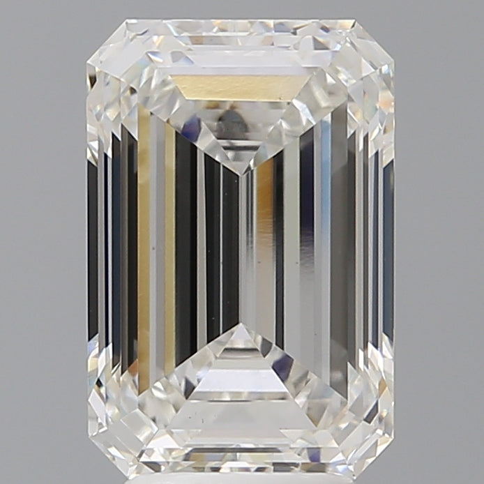 4.57 Carat Emerald Shaped, Ideal Cut, F Color, VS1 Clarity, IGI Certified Lab Grown Diamond