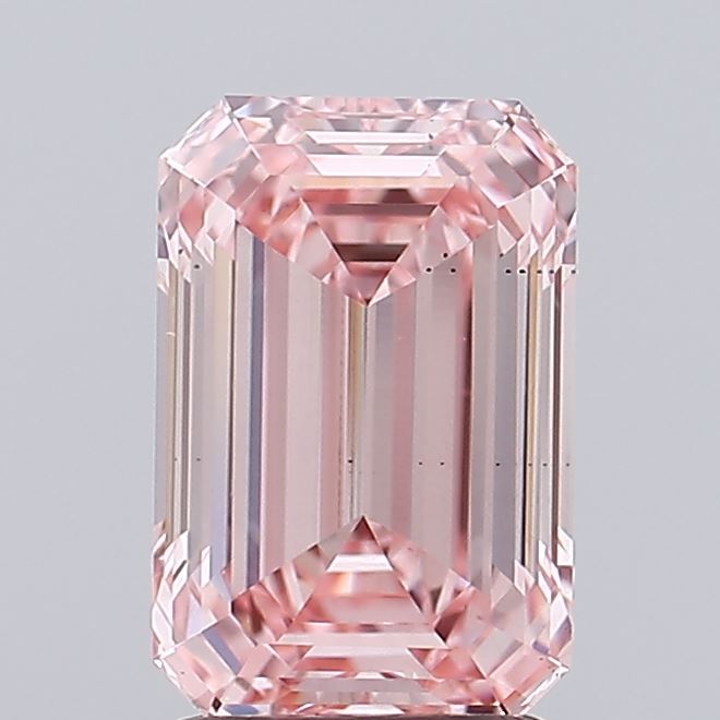2.01 Carat Emerald Shaped, Ideal Cut, VS2 Clarity, IGI Certified Lab Grown Diamond