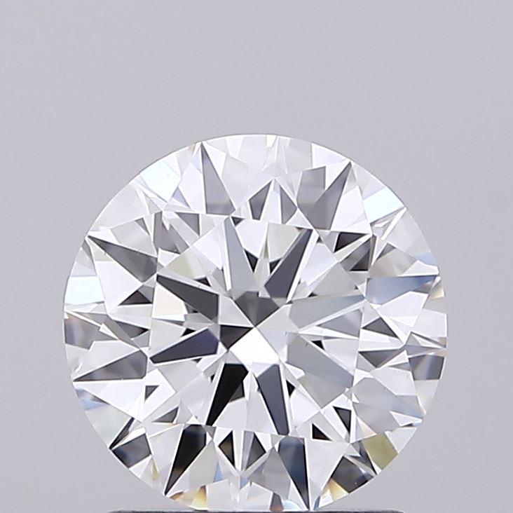 1.54 Carat Round Shaped, Ideal Cut, D Color, VS1 Clarity, IGI Certified Lab Grown Diamond