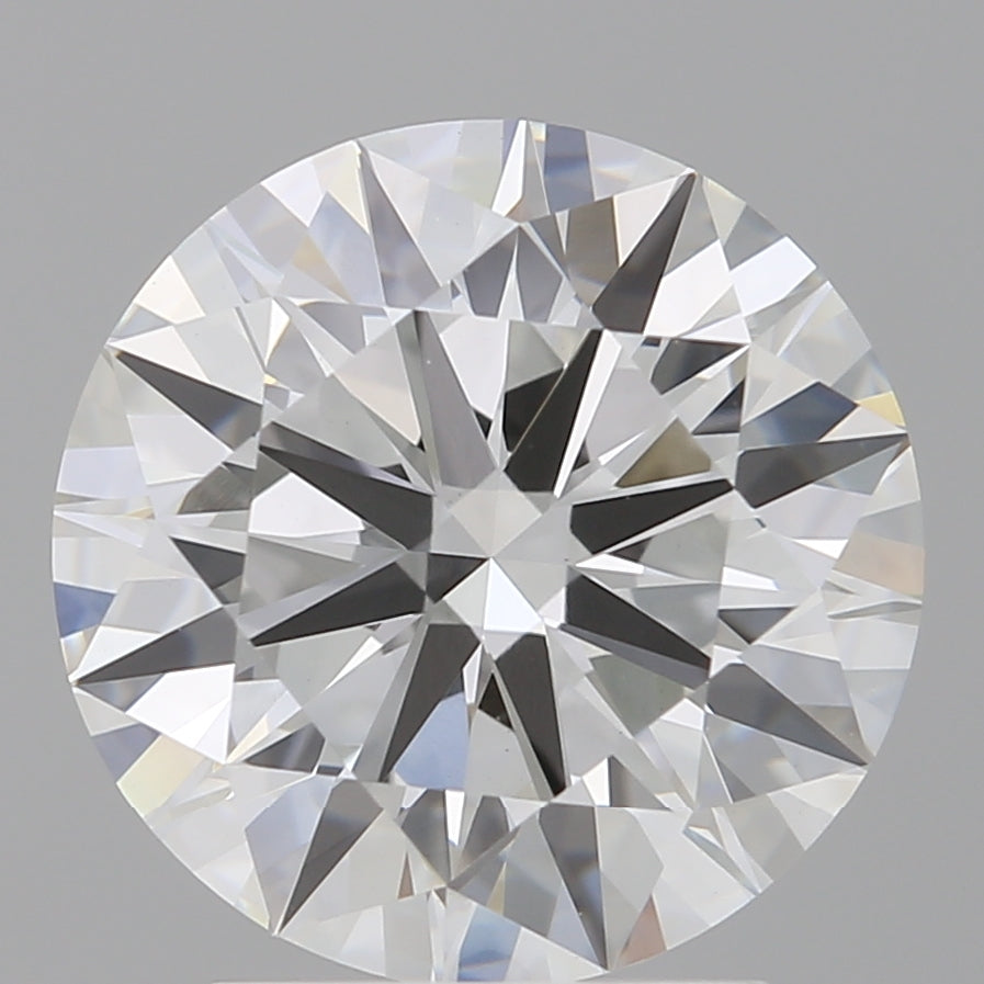 3.00 Carat Round Shaped, Ideal Cut, F Color, VVS2 Clarity, IGI Certified Lab Grown Diamond