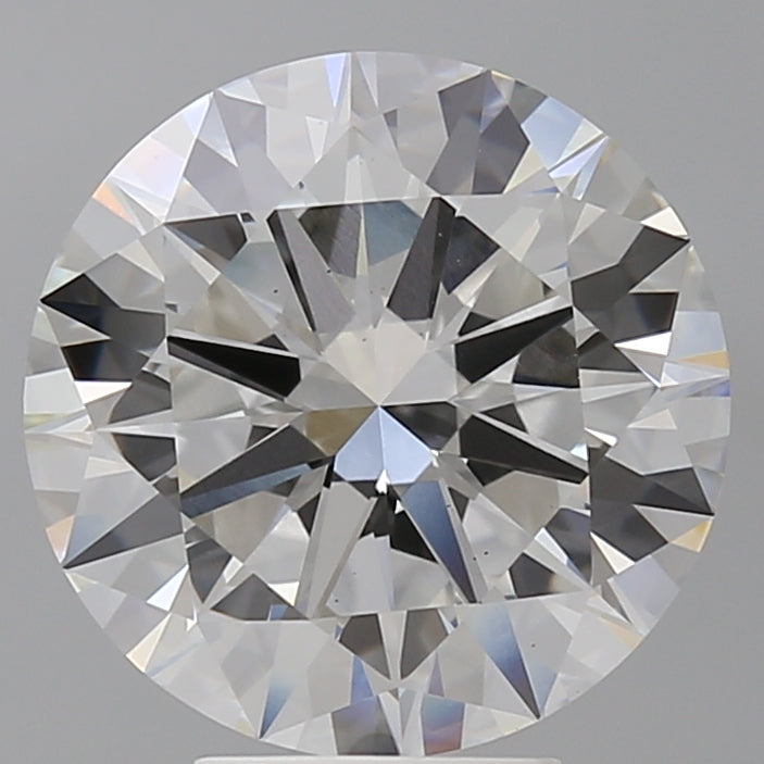 5.53 Carat Round Shaped, Excellent Cut, F Color, VS1 Clarity, IGI Certified Lab Grown Diamond