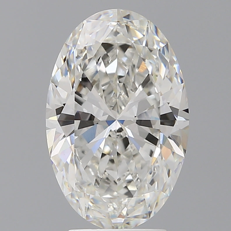 4.07 Carat Oval Shaped, Ideal Cut, E Color, VVS2 Clarity, IGI Certified Lab Grown Diamond