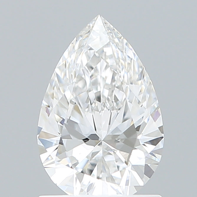 1.10 Carat Pear Shaped, Ideal Cut, D Color, VVS2 Clarity, IGI Certified Lab Grown Diamond