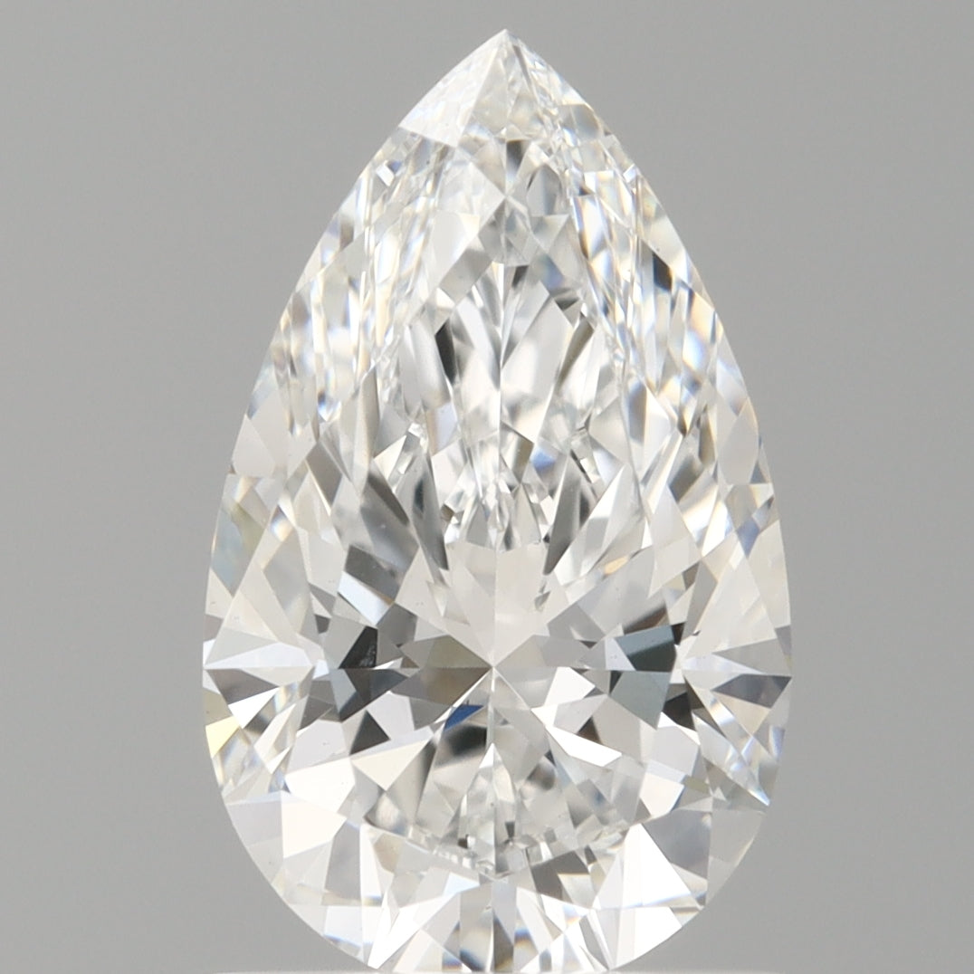 1.10 Carat Pear Shaped, Ideal Cut, E Color, VS1 Clarity, IGI Certified Lab Grown Diamond