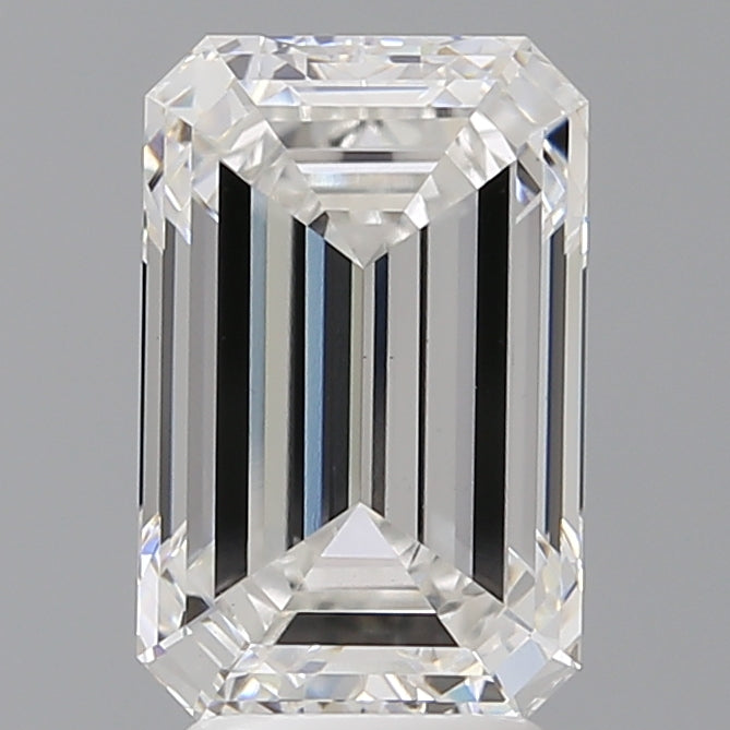 4.07 Carat Emerald Shaped, Ideal Cut, E Color, VS1 Clarity, IGI Certified Lab Grown Diamond