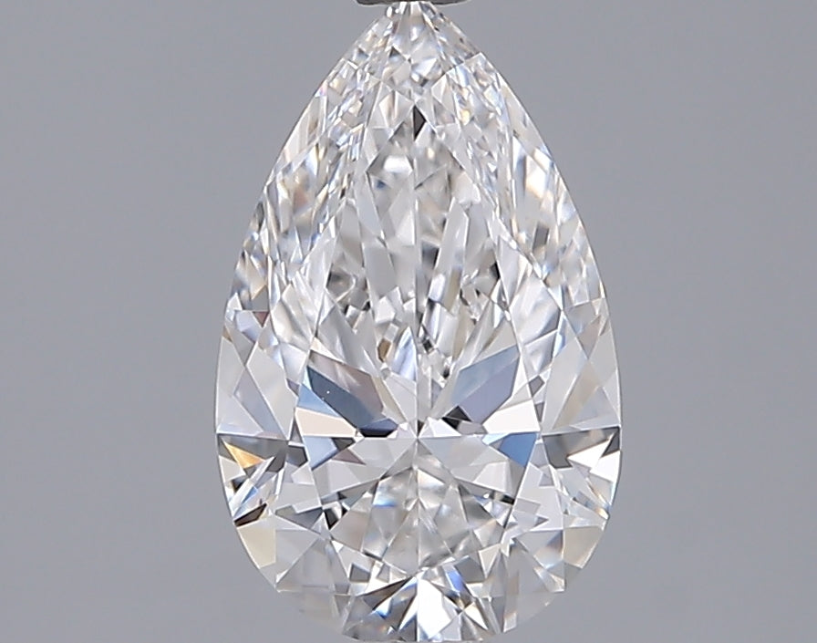 1.55 Carat Pear Shaped, Ideal Cut, D Color, VVS2 Clarity, IGI Certified Lab Grown Diamond