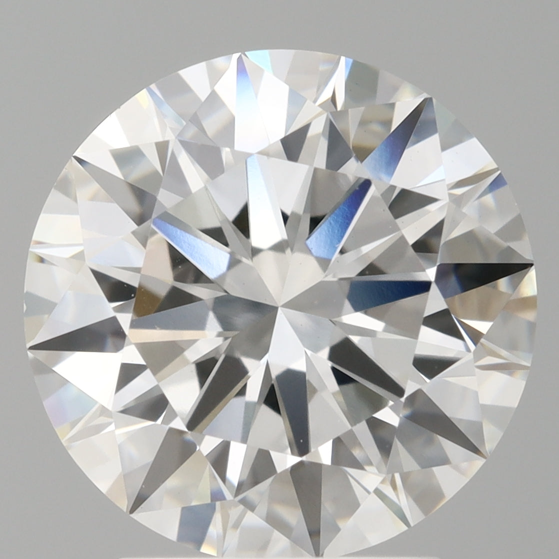 3.02 Carat Round Shaped, Ideal Cut, F Color, VVS2 Clarity, IGI Certified Lab Grown Diamond