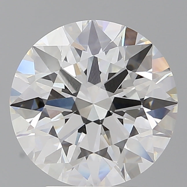 4.10 Carat Round Shaped, Ideal Cut, E Color, VVS2 Clarity, IGI Certified Lab Grown Diamond