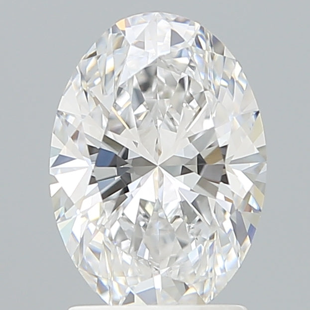 2.08 Carat Oval Shaped, Ideal Cut, D Color, VVS2 Clarity, IGI Certified Lab Grown Diamond