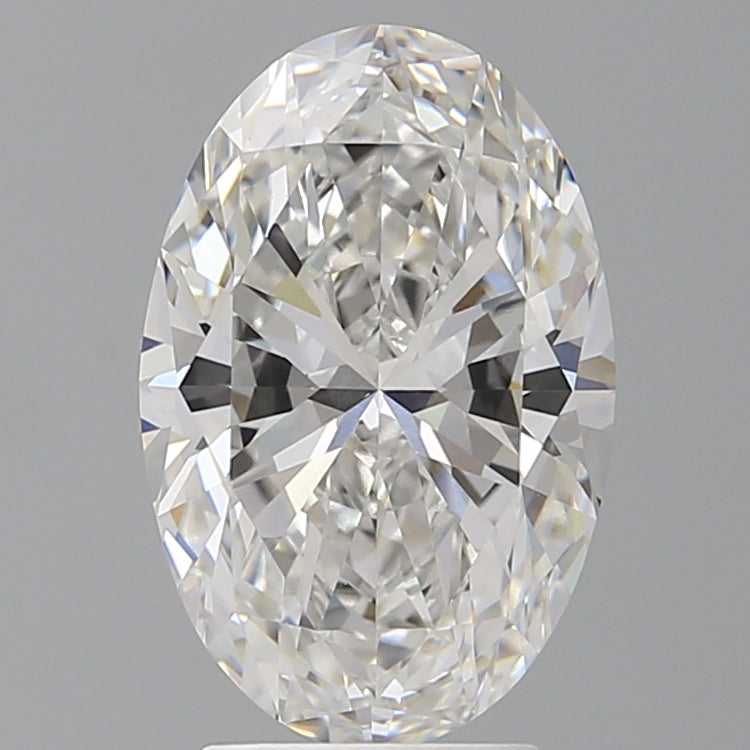 3.58 Carat Oval Shaped, Ideal Cut, F Color, VVS2 Clarity, IGI Certified Lab Grown Diamond