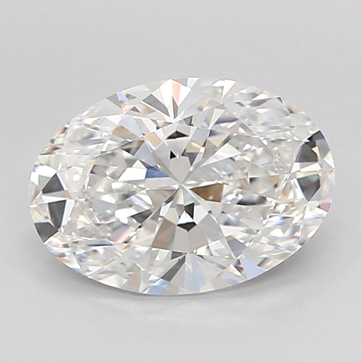 3.05 Carat Oval Shaped, Ideal Cut, F Color, VVS2 Clarity, IGI Certified Lab Grown Diamond