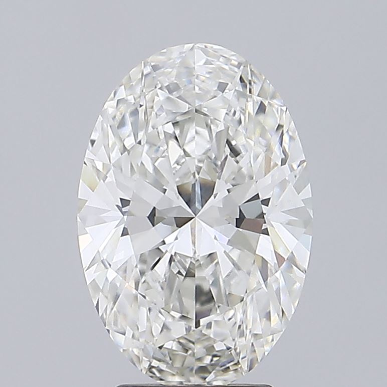 4.06 Carat Oval Shaped, Ideal Cut, G Color, VVS2 Clarity, IGI Certified Lab Grown Diamond