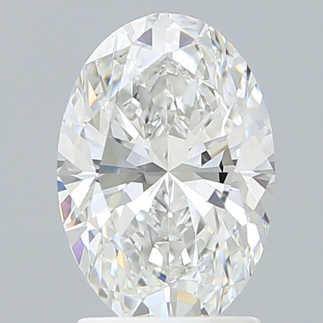 2.10 Carat Oval Shaped, Ideal Cut, E Color, VVS2 Clarity, IGI Certified Lab Grown Diamond