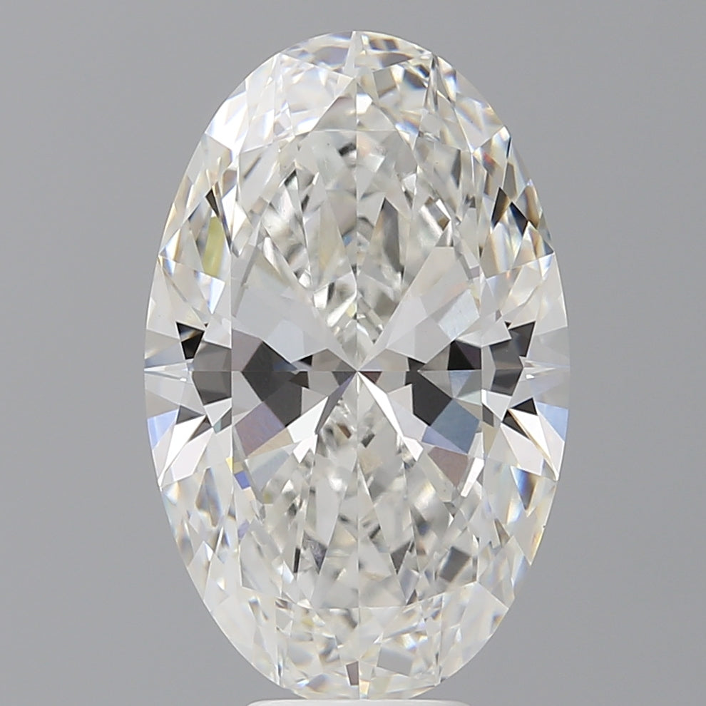 7.08 Carat Oval Shaped, Ideal Cut, F Color, VVS2 Clarity, IGI Certified Lab Grown Diamond
