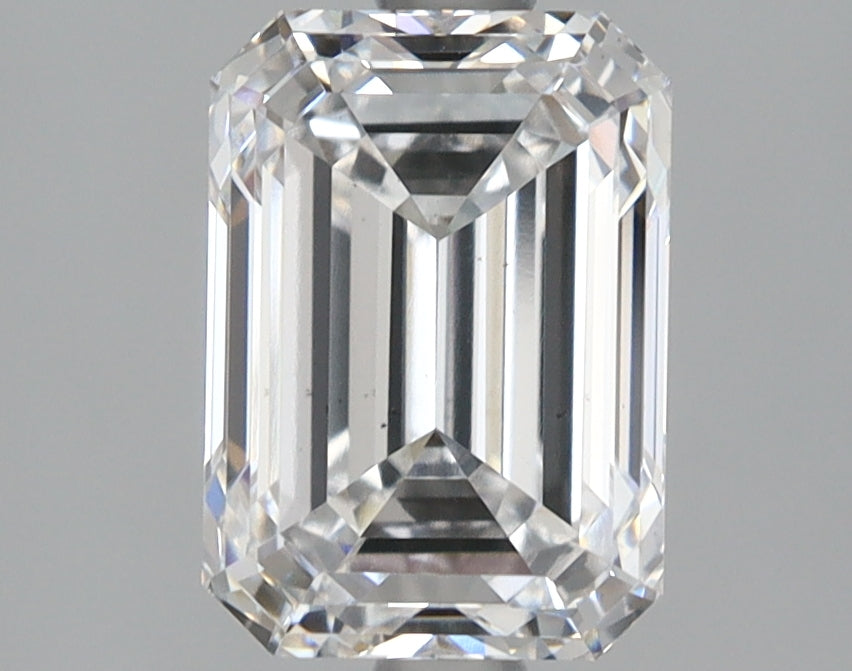 2.51 Carat Emerald Shaped, Ideal Cut, D Color, VS2 Clarity, IGI Certified Lab Grown Diamond