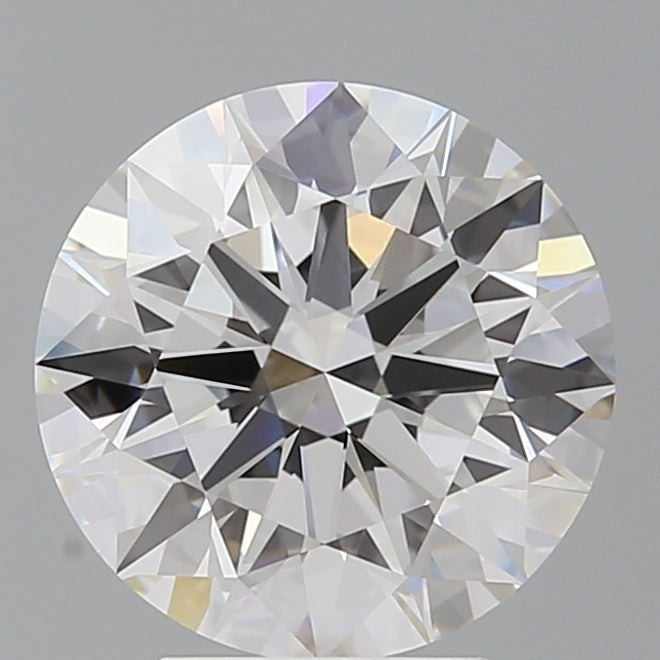 4.04 Carat Round Shaped, Ideal Cut, E Color, VVS2 Clarity, IGI Certified Lab Grown Diamond
