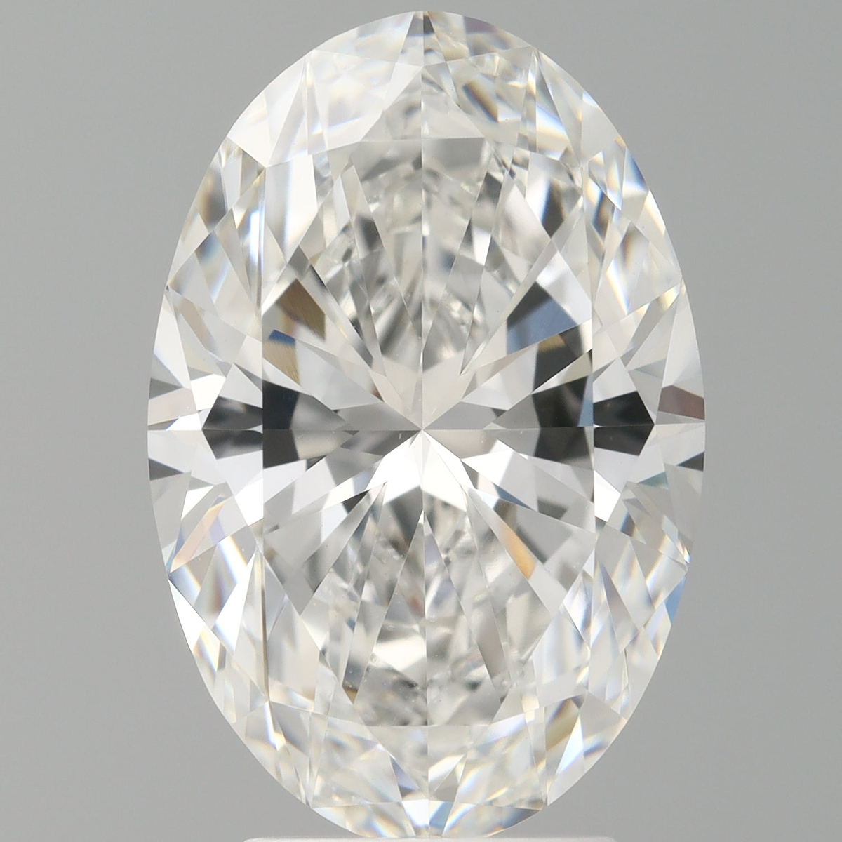 4.04 Carat Oval Shaped, Ideal Cut, F Color, VVS2 Clarity, IGI Certified Lab Grown Diamond