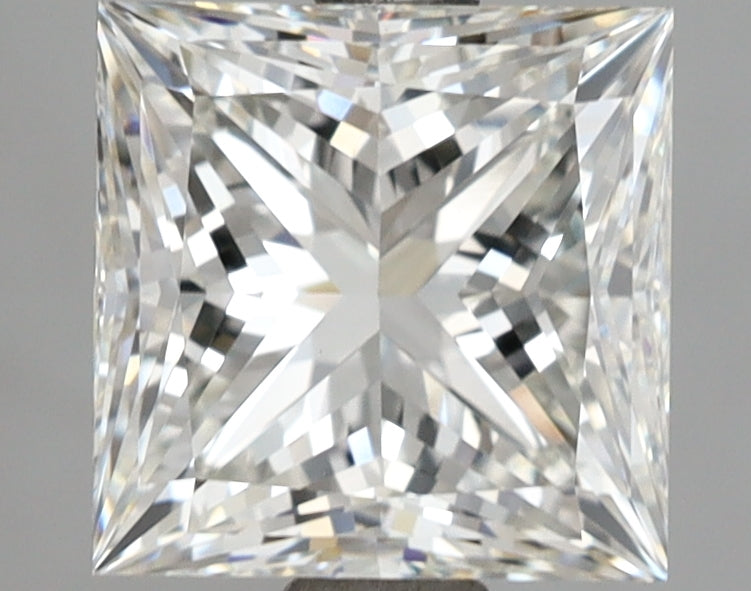 3.01 Carat Princess Shaped, Ideal Cut, G Color, VVS2 Clarity, IGI Certified Lab Grown Diamond