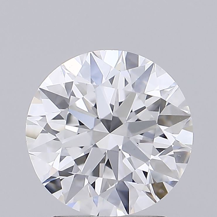 2.36 Carat Round Shaped, Ideal Cut, D Color, VVS2 Clarity, IGI Certified Lab Grown Diamond
