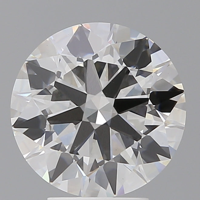 4.04 Carat Round Shaped, Ideal Cut, F Color, VVS2 Clarity, IGI Certified Lab Grown Diamond