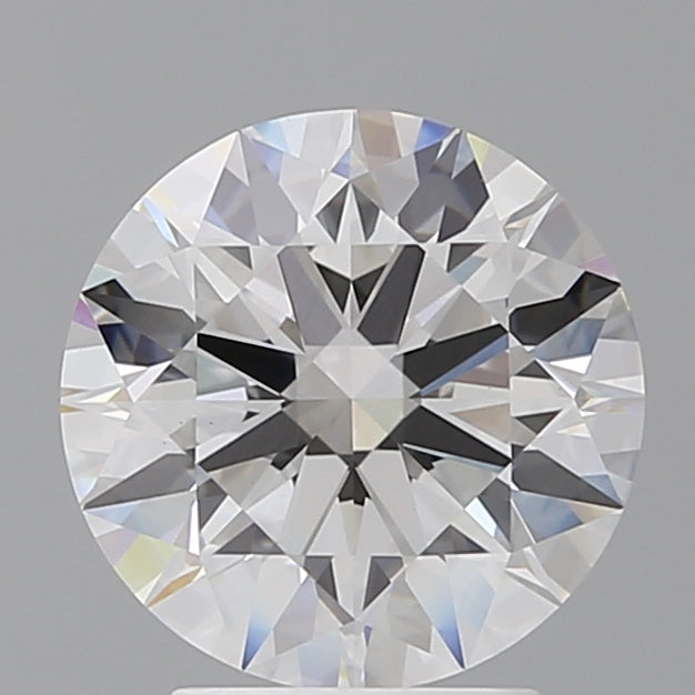 3.07 Carat Round Shaped, Ideal Cut, F Color, VVS2 Clarity, IGI Certified Lab Grown Diamond