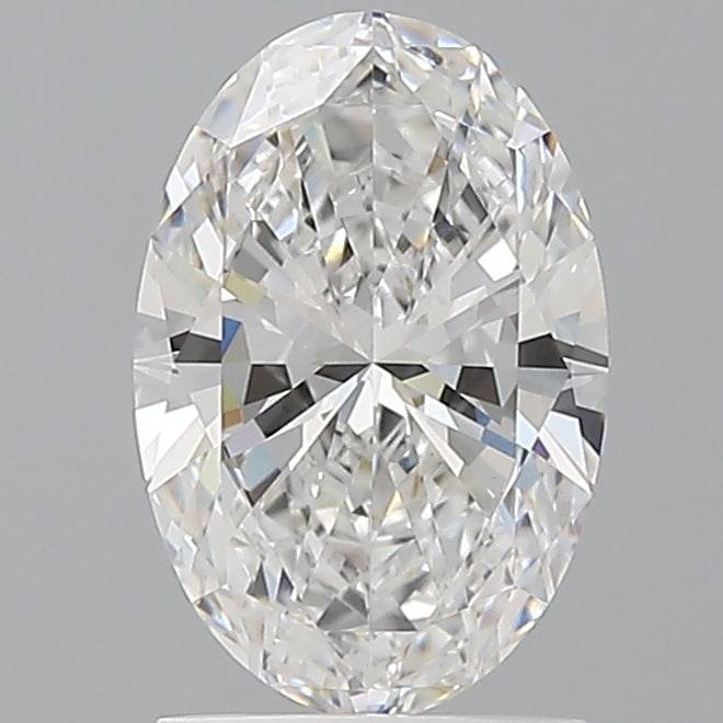 1.59 Carat Oval Shaped, Ideal Cut, E Color, VVS2 Clarity, IGI Certified Lab Grown Diamond