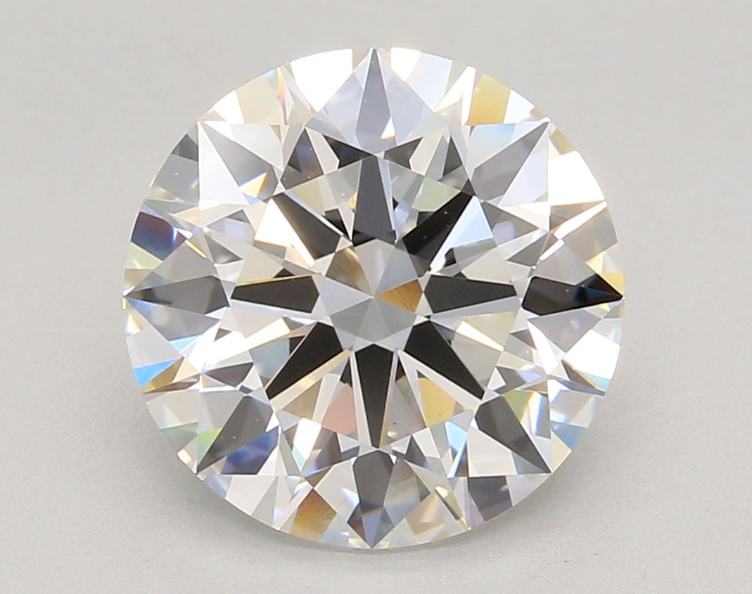 5.37 Carat Round Shaped, Ideal Cut, G Color, VVS2 Clarity, IGI Certified Lab Grown Diamond