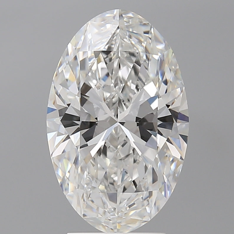 3.59 Carat Oval Shaped, Ideal Cut, E Color, VS1 Clarity, IGI Certified Lab Grown Diamond