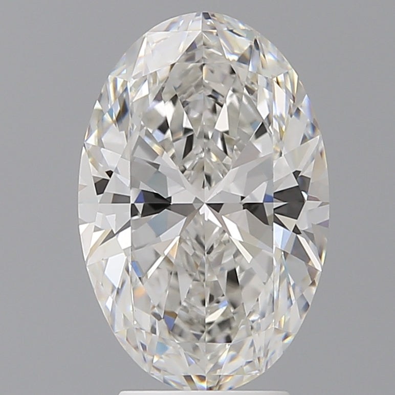 4.03 Carat Oval Shaped, Ideal Cut, F Color, VVS2 Clarity, IGI Certified Lab Grown Diamond