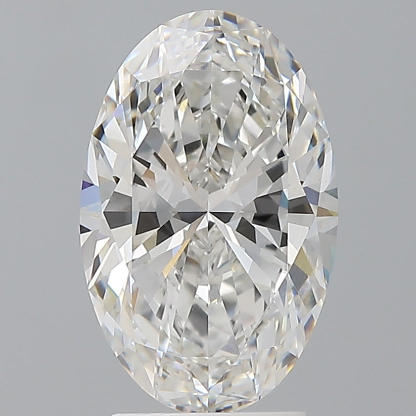 3.03 Carat Oval Shaped, Ideal Cut, F Color, VVS2 Clarity, IGI Certified Lab Grown Diamond