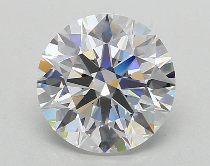 2.01 Carat Round Shaped, Ideal Cut, D Color, VVS2 Clarity, IGI Certified Lab Grown Diamond