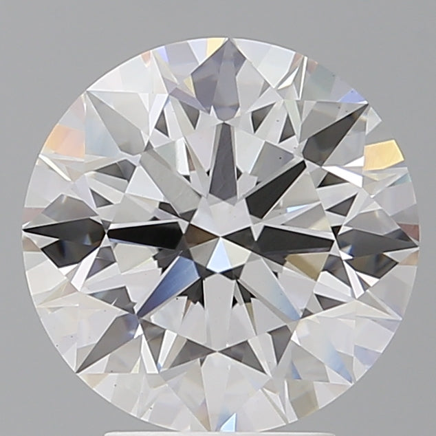 4.05 Carat Round Shaped, Ideal Cut, E Color, VS1 Clarity, IGI Certified Lab Grown Diamond