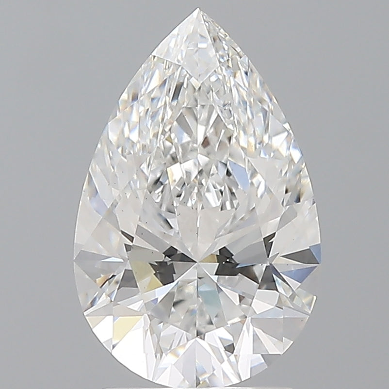 2.58 Carat Pear Shaped, Ideal Cut, E Color, VS1 Clarity, IGI Certified Lab Grown Diamond
