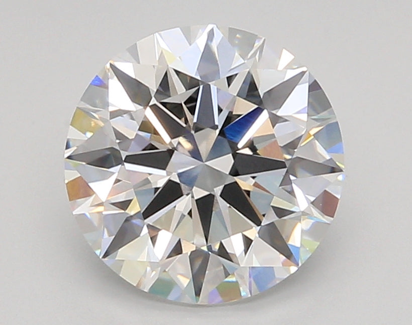 3.04 Carat Round Shaped, Ideal Cut, E Color, VVS2 Clarity, IGI Certified Lab Grown Diamond