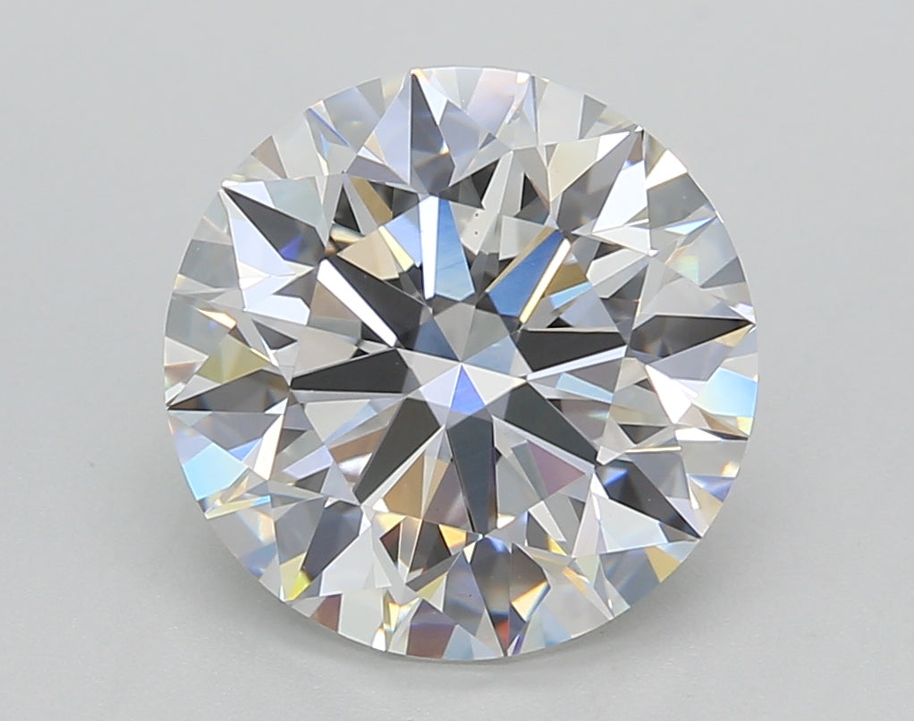 4.02 Carat Round Shaped, Excellent Cut, F Color, VS1 Clarity, GIA Certified Lab Grown Diamond