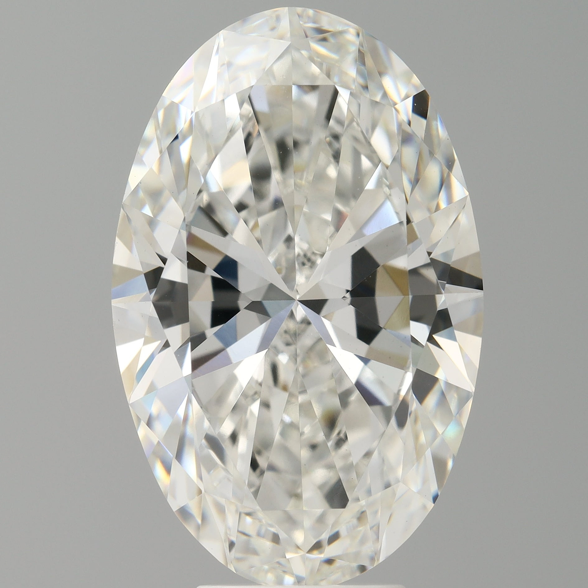 7.09 Carat Oval Shaped, Ideal Cut, F Color, VVS2 Clarity, IGI Certified Lab Grown Diamond