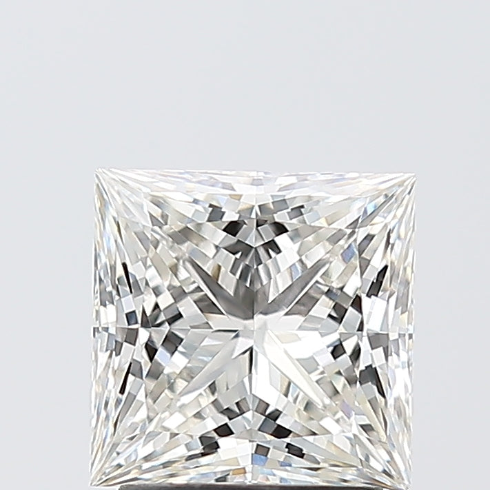 2.04 Carat Princess Shaped, Ideal Cut, G Color, VVS2 Clarity, IGI Certified Lab Grown Diamond