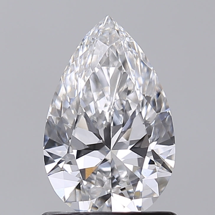 1.01 Carat Pear Shaped, Excellent Cut, E Color, VS1 Clarity, IGI Certified Lab Grown Diamond