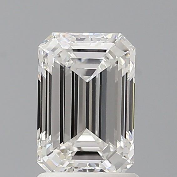 1.59 Carat Emerald Shaped, Ideal Cut, E Color, VS1 Clarity, IGI Certified Lab Grown Diamond