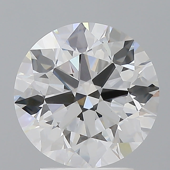 3.04 Carat Round Shaped, Ideal Cut, E Color, VVS2 Clarity, IGI Certified Lab Grown Diamond