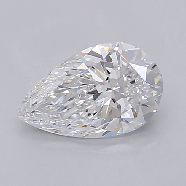 1.02 Carat Pear Shaped, Ideal Cut, D Color, VVS1 Clarity, IGI Certified Lab Grown Diamond