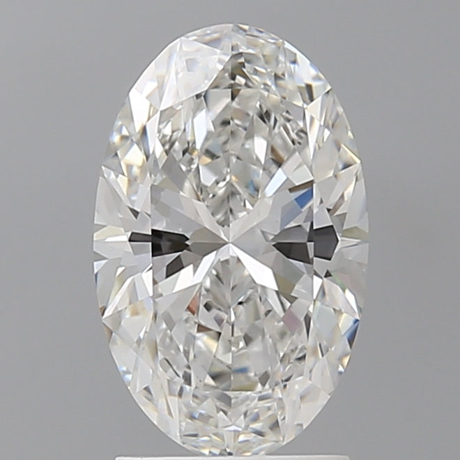 2.10 Carat Oval Shaped, Ideal Cut, E Color, VVS2 Clarity, IGI Certified Lab Grown Diamond