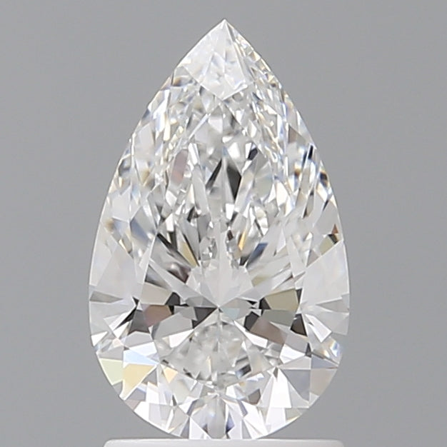 1.60 Carat Pear Shaped, Ideal Cut, D Color, VVS2 Clarity, IGI Certified Lab Grown Diamond