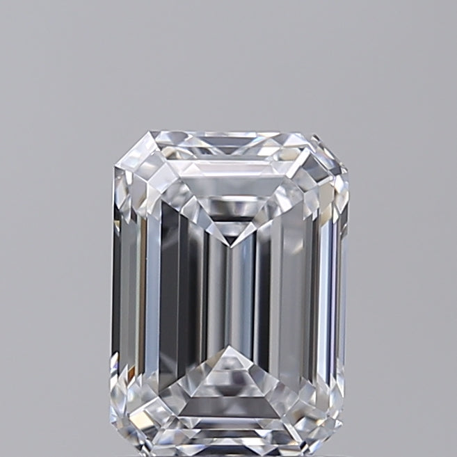 1.53 Carat Emerald Shaped, Ideal Cut, D Color, IF Clarity, IGI Certified Lab Grown Diamond