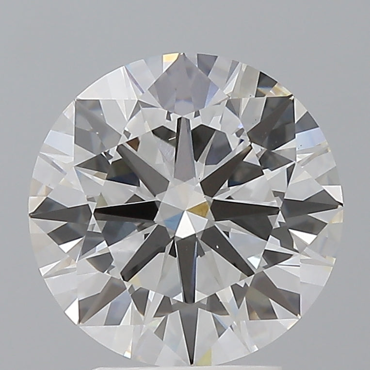 3.51 Carat Round Shaped, Ideal Cut, F Color, VS1 Clarity, IGI Certified Lab Grown Diamond