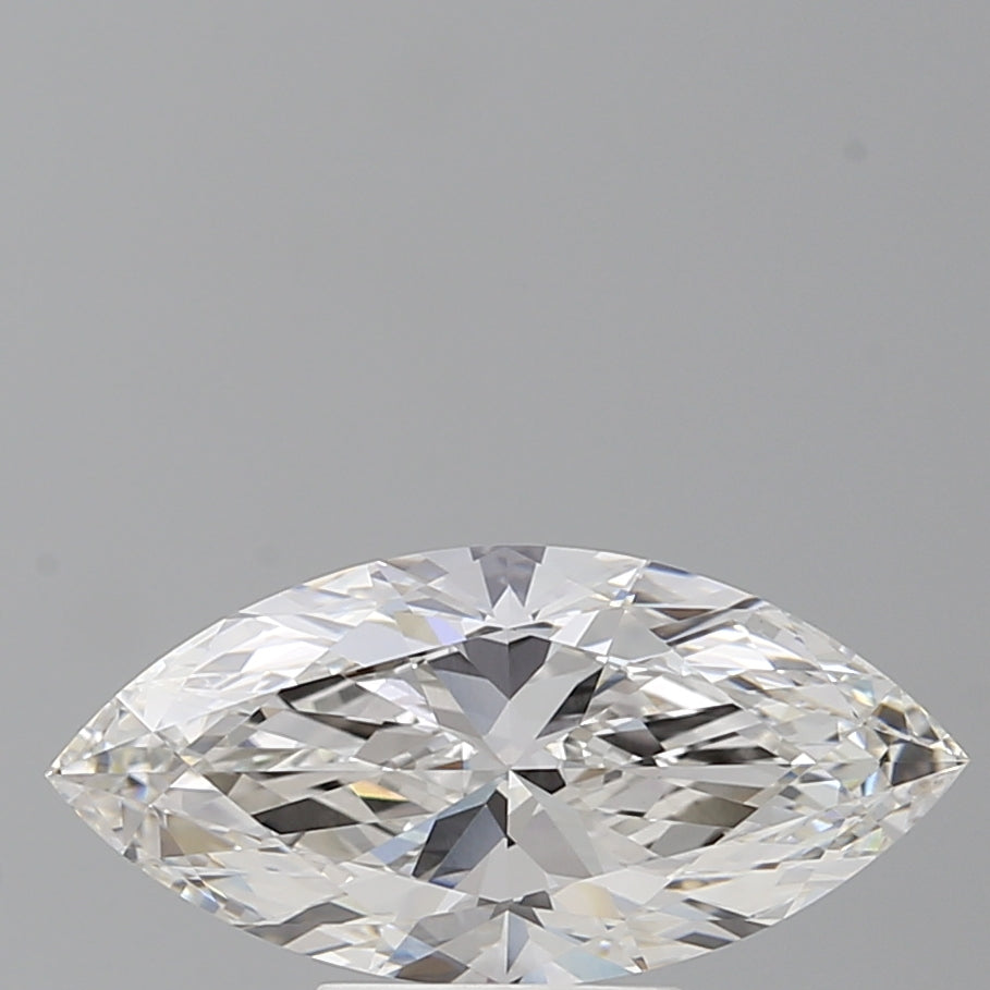 2.54 Carat Marquise Shaped, Ideal Cut, F Color, VVS2 Clarity, IGI Certified Lab Grown Diamond