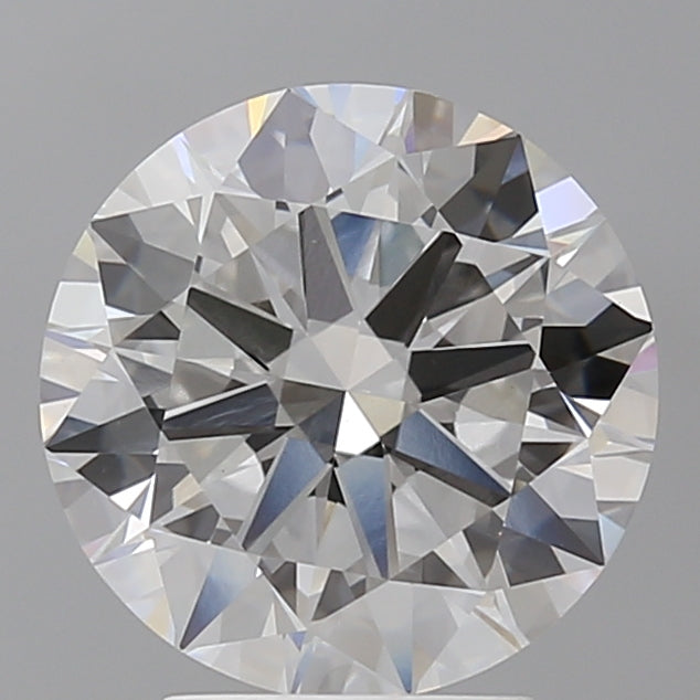 3.58 Carat Round Shaped, Excellent Cut, F Color, VS1 Clarity, IGI Certified Lab Grown Diamond