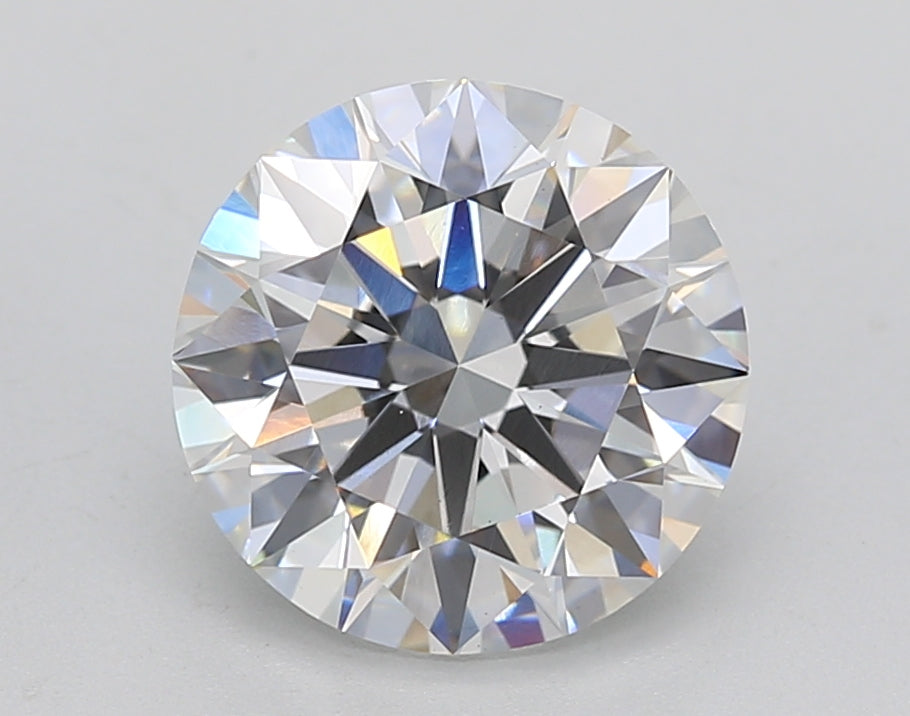 2.77 Carat Round Shaped, Excellent Cut, F Color, VS1 Clarity, GIA Certified Lab Grown Diamond